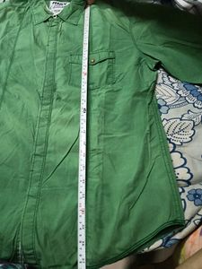 VeryLessUsed PlainOliveGreen FullSleeves Jeans shi