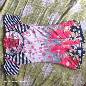 Patterned Tunic Top