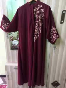 Maroon Abaya