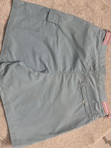 Light Blue Cargo Skorts