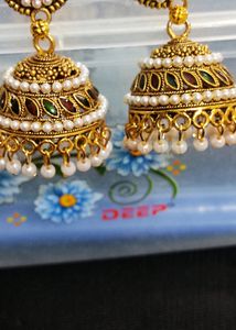 Moti &amp; Meekari Earrings