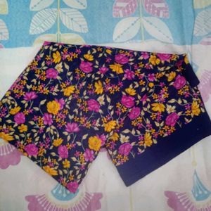 Floral Print Fabric saree