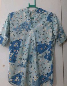 Floral Patchwork Top