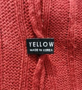 Rust Ribbed Turtleneck Sweater