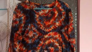 Boho Kimono &amp; Tie-Dye Tunic Set
