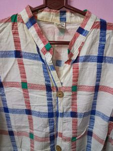 Checkered Tunic kurti