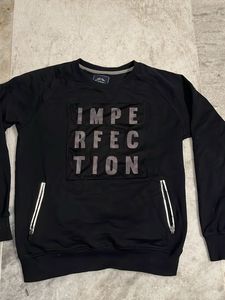 Black Graphic Sweatshirt
