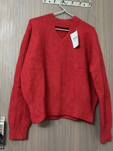 New brandedForever 21 Red Cutout Sweater