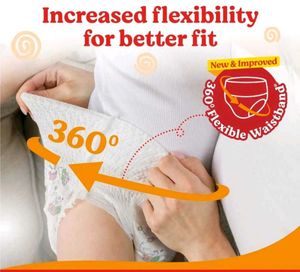 Pack Of 32 Diapers + 3 Feather Diaper Free