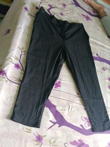 Black Casual Pencil Pants With Two Pockets