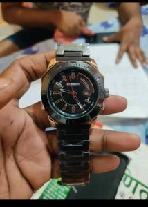 Curren Quartz Watch - Black &amp; Rose Gold