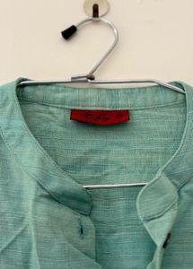 Elegant Green Cotton Kurta