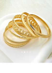 Golden Bangle Set