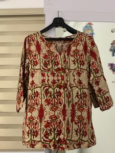 Floral Print Kurta