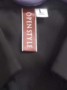 Black Formal Shirt for Girls 3/4 sleeve