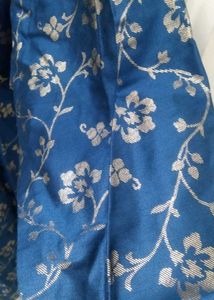 Blue Floral Print Kurta