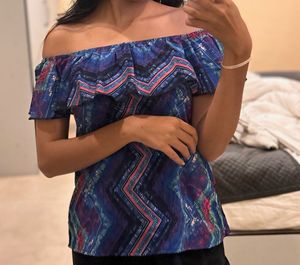 Off-Shoulder Ruffle Dress
