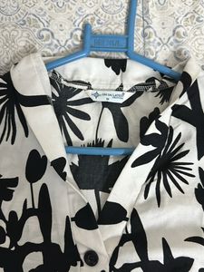 Floral Print White Tunic