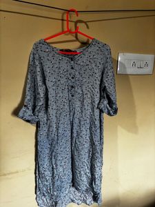 Soft blue kurta - Size: L