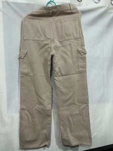 Khaki Cargo Trouser Women