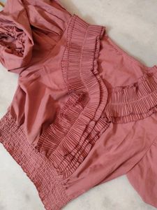 Cute Peach Crop Top