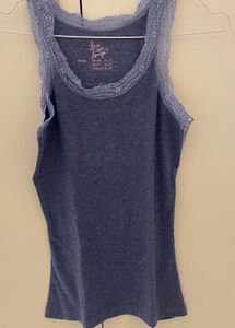 Lace Trim Tank Top