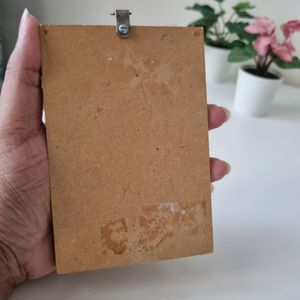 Wooden Handcrafted Key Holder With 2 Hooks