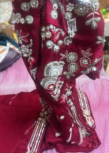 Beautiful Sareee With Heavy Blouse