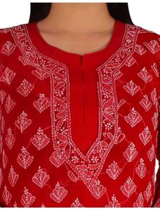 chikankari kurti 😘