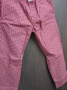 Patterned Casual Pants