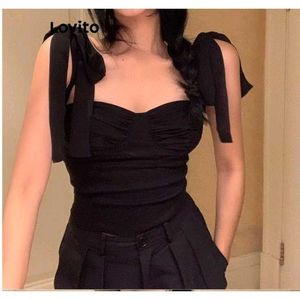 Black Tie Shoulder Top
