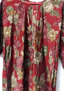 Floral Print Kurta🎀❤️