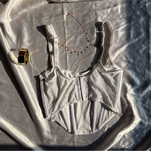 WHITE DREAMY CORSET
