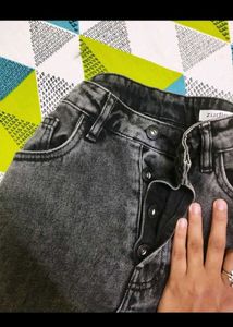 ALERT🚀New WithoutTag CharcoalGrey Mini Denim Skir