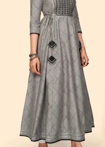 Elegant Grey Kurta