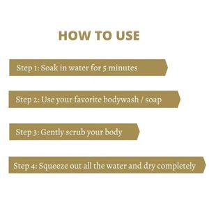 Natural Loofah Body Scrubber