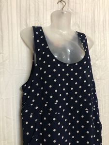 Love Sweet Blue Sleeveless Jumpsuit