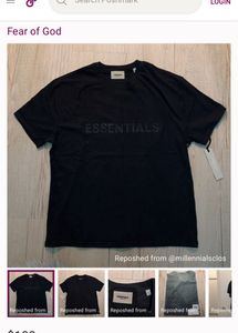 Essentials Black Tee