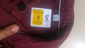 Stylish Shirts - Maroon &amp; Black