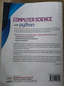 Computer Science With Python Sumita Arora