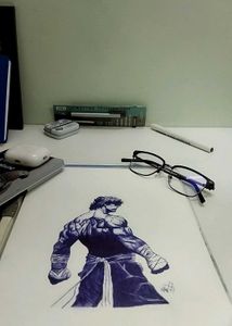 Baki Hanma Sketch|| Ball Pen Sketch|| Anime||