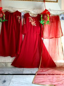 Mehroom Anarkali Suit Set 😍
