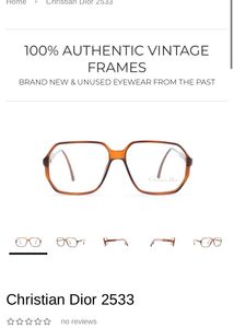 Vintage Christian Dior 2533 Monsiuer Frames