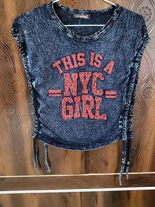 Denim Top For Girls