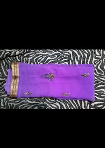 Saree With Stiched Blouse