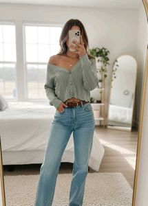 Cropped Knit Top