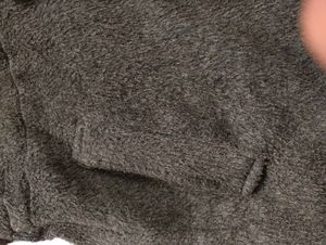 Hooded Wool Blend Coat