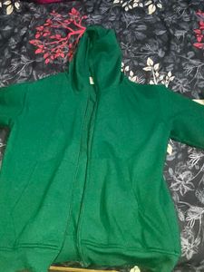 Green Zip-Up Hoodie