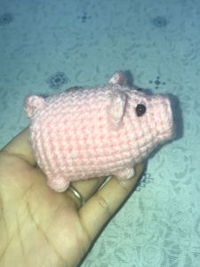 Cute Crochet Piggy