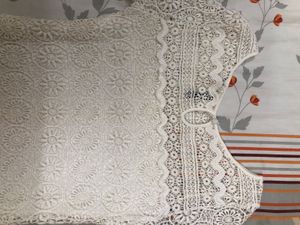 White Boho Schiffi Mini Dress